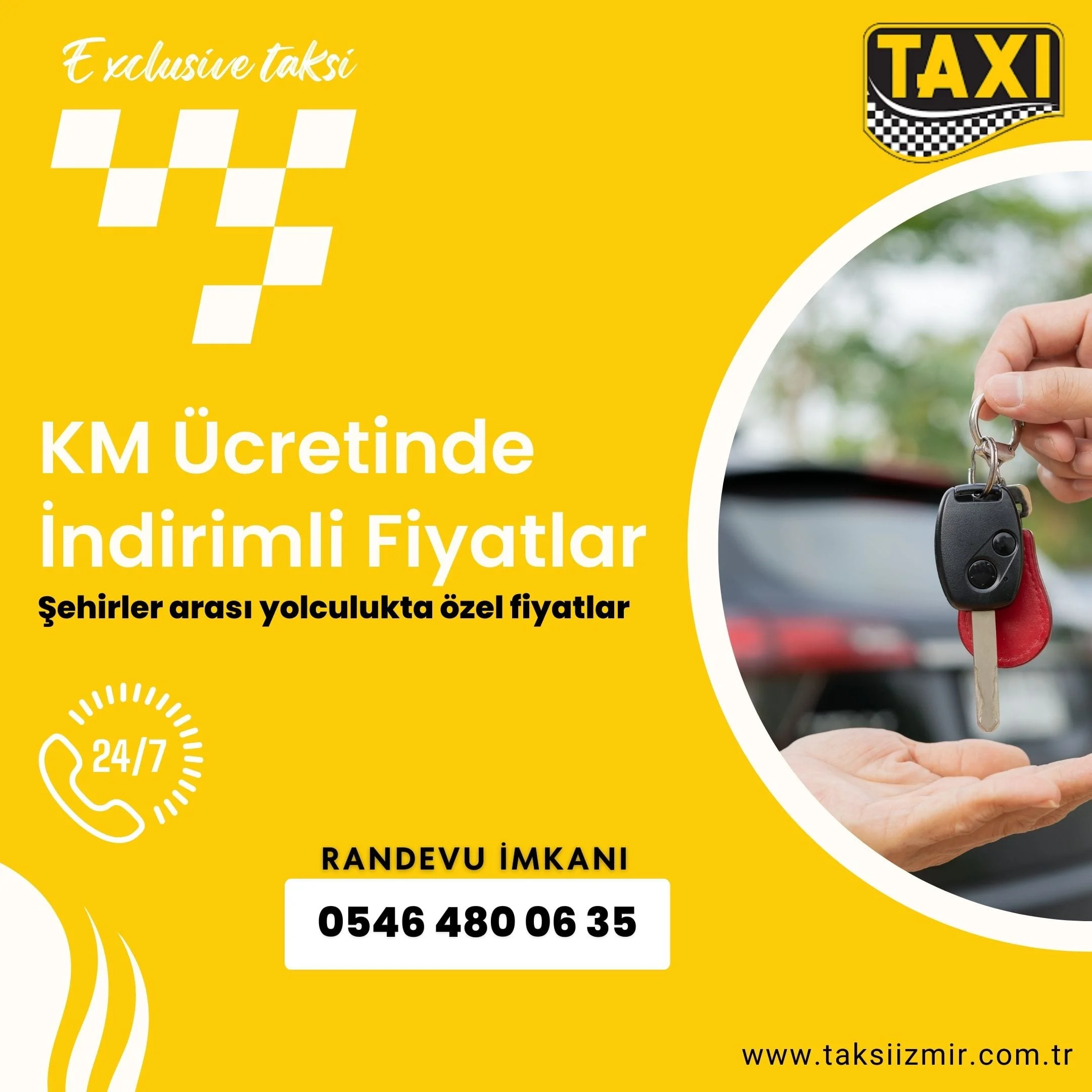 Km ücretinde indirimli fiyatlar — ON Taksi