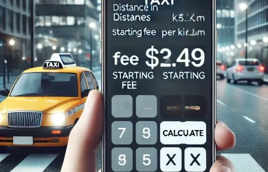 taksi ücreti hesaplama
