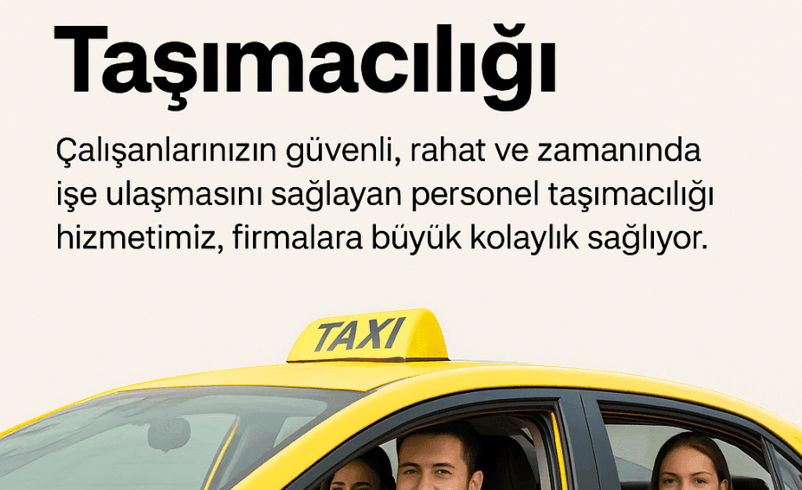 personel taşıma korsan taksi